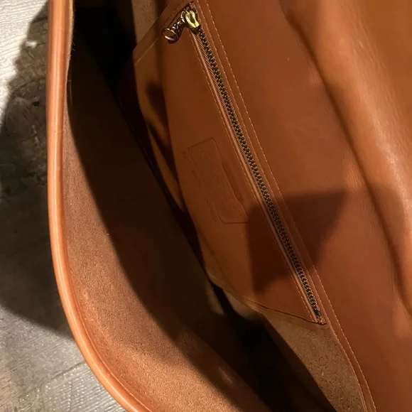 Vintage COACH Leather Briefcase - Picture 3 of 15